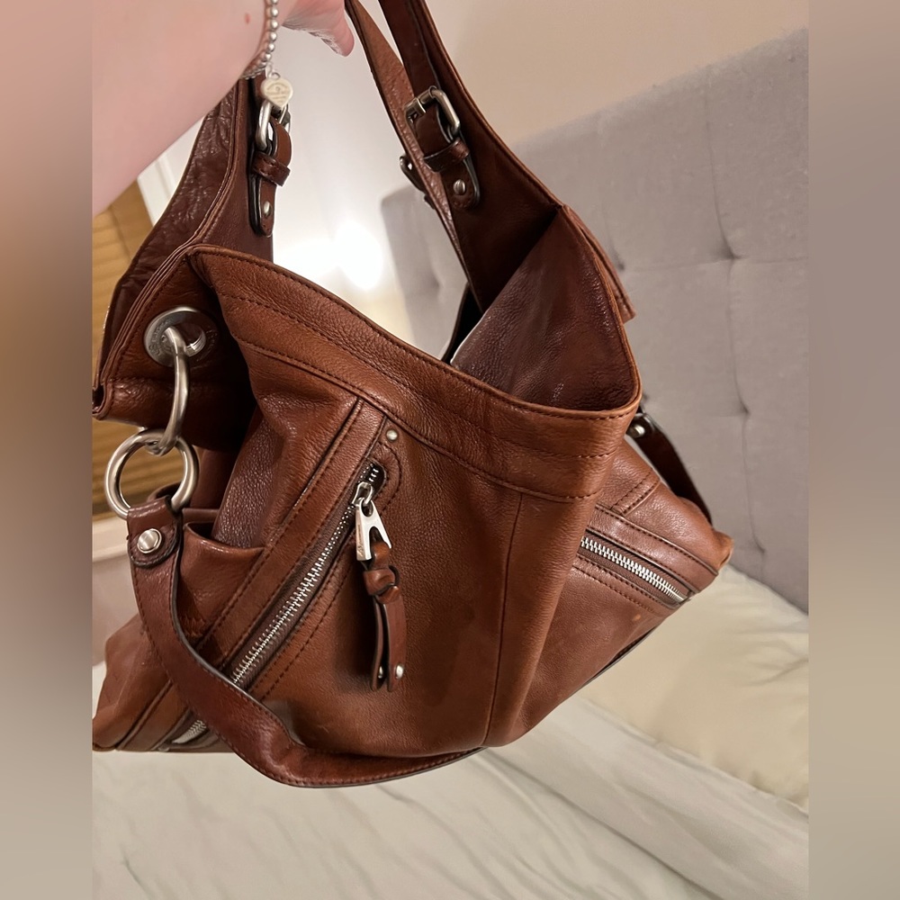 B. Makowsky genuine leather handbag
